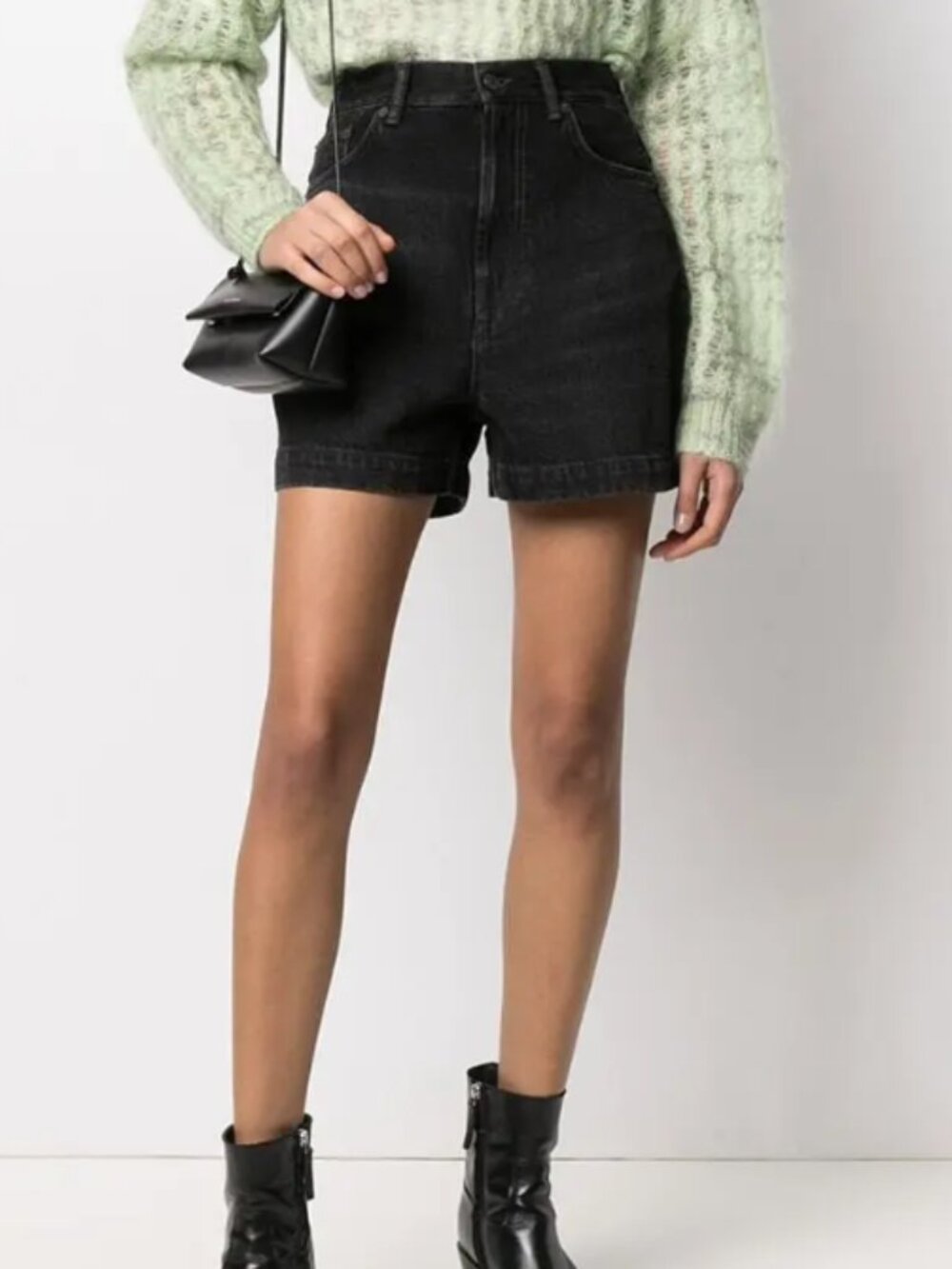 Acne Studios High-Rise Denim Shorts